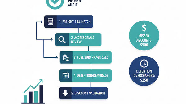 Carrier Payment Audit Checklist: Catch Billing Errors Fast