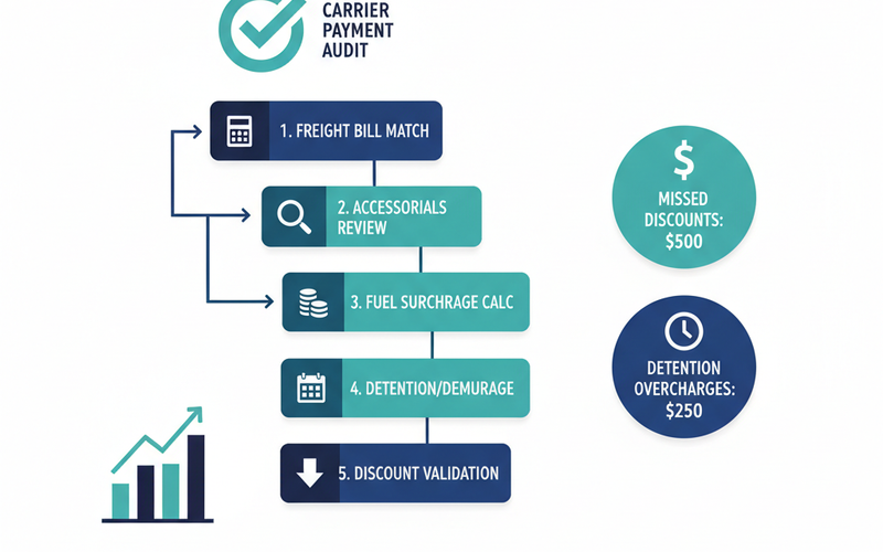 Carrier Payment Audit Checklist: Catch Billing Errors Fast