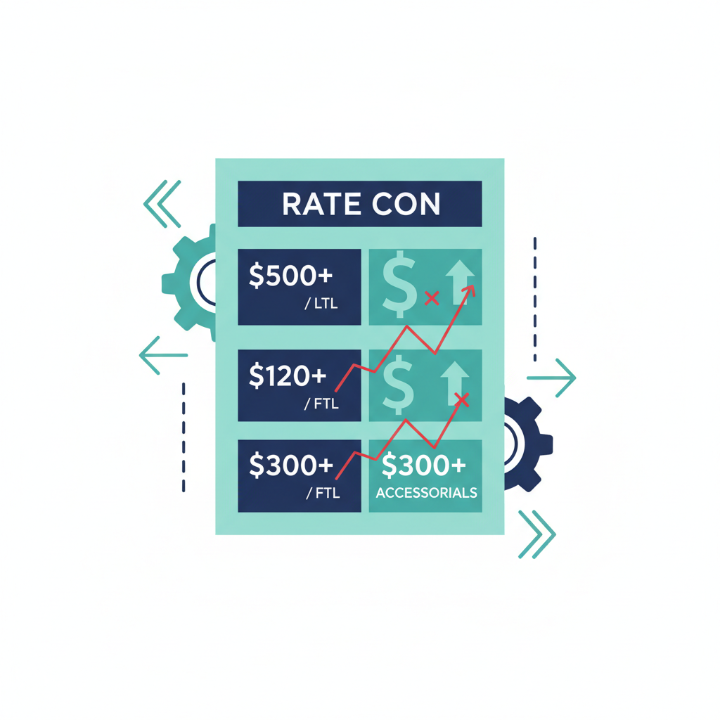 Rate Con Fields Carriers Use to Overbill You (With Real Numbers)