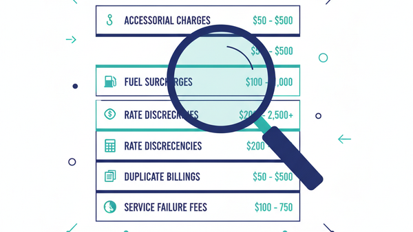Transportation Audit: Which Line Items to Check First