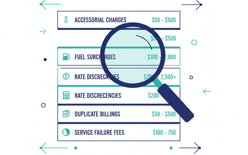 Transportation Audit: Which Line Items to Check First