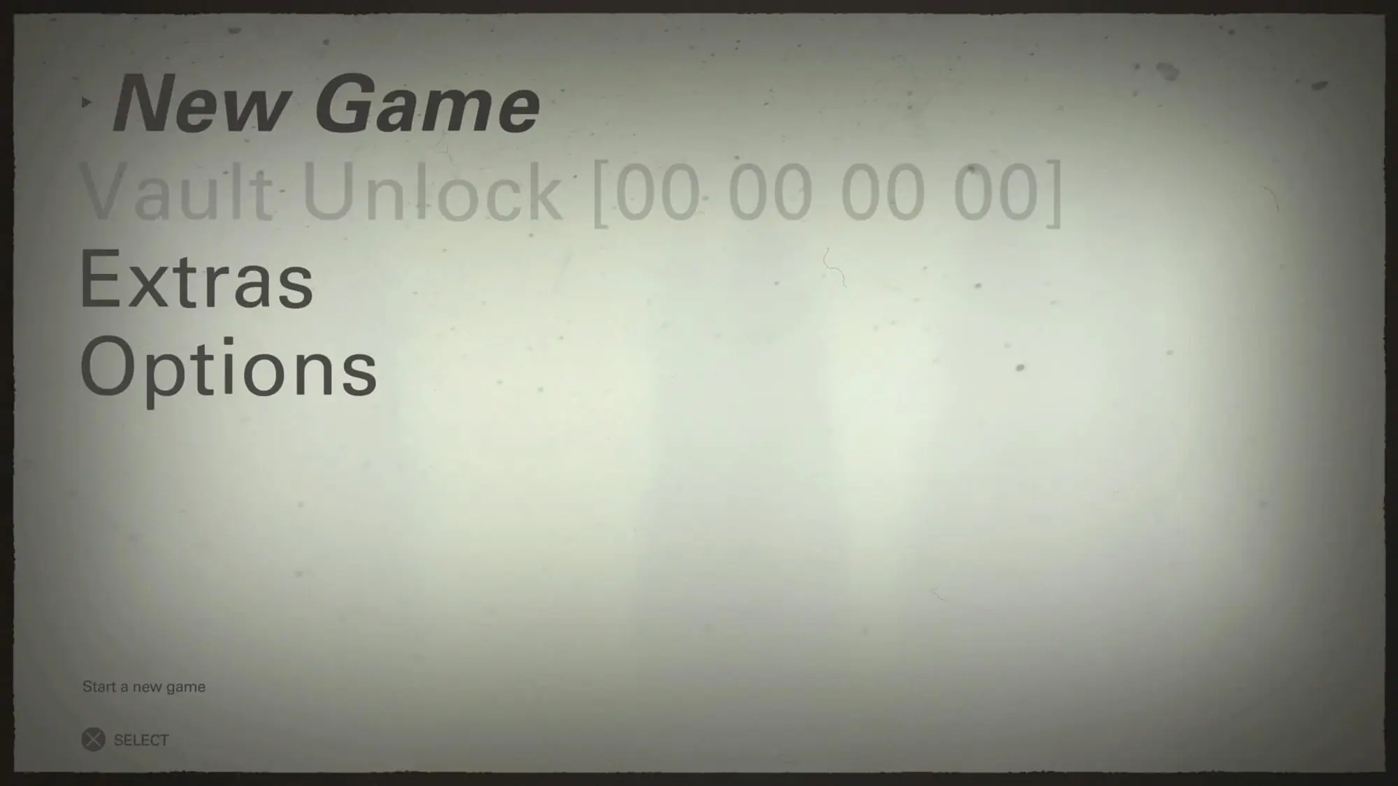 Main Menu