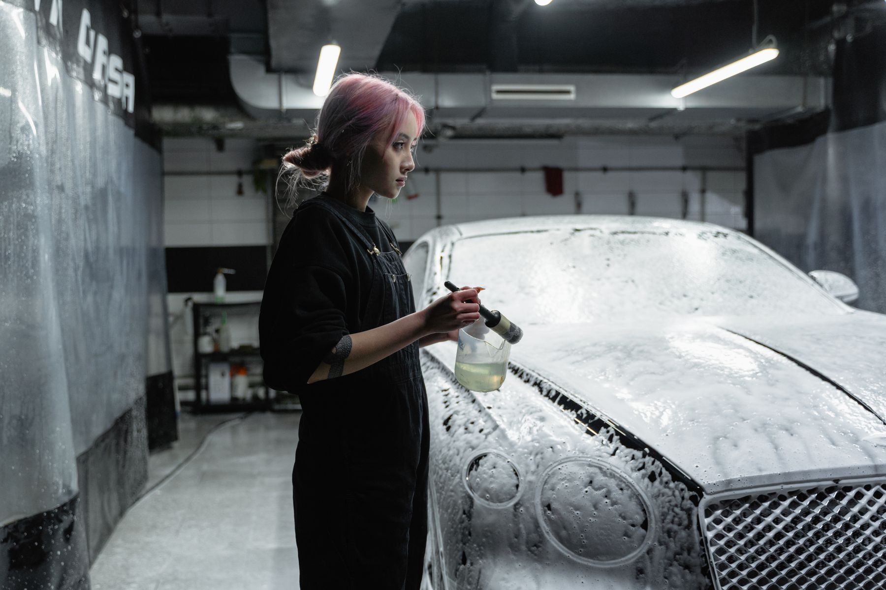 Centre de lavage automobile