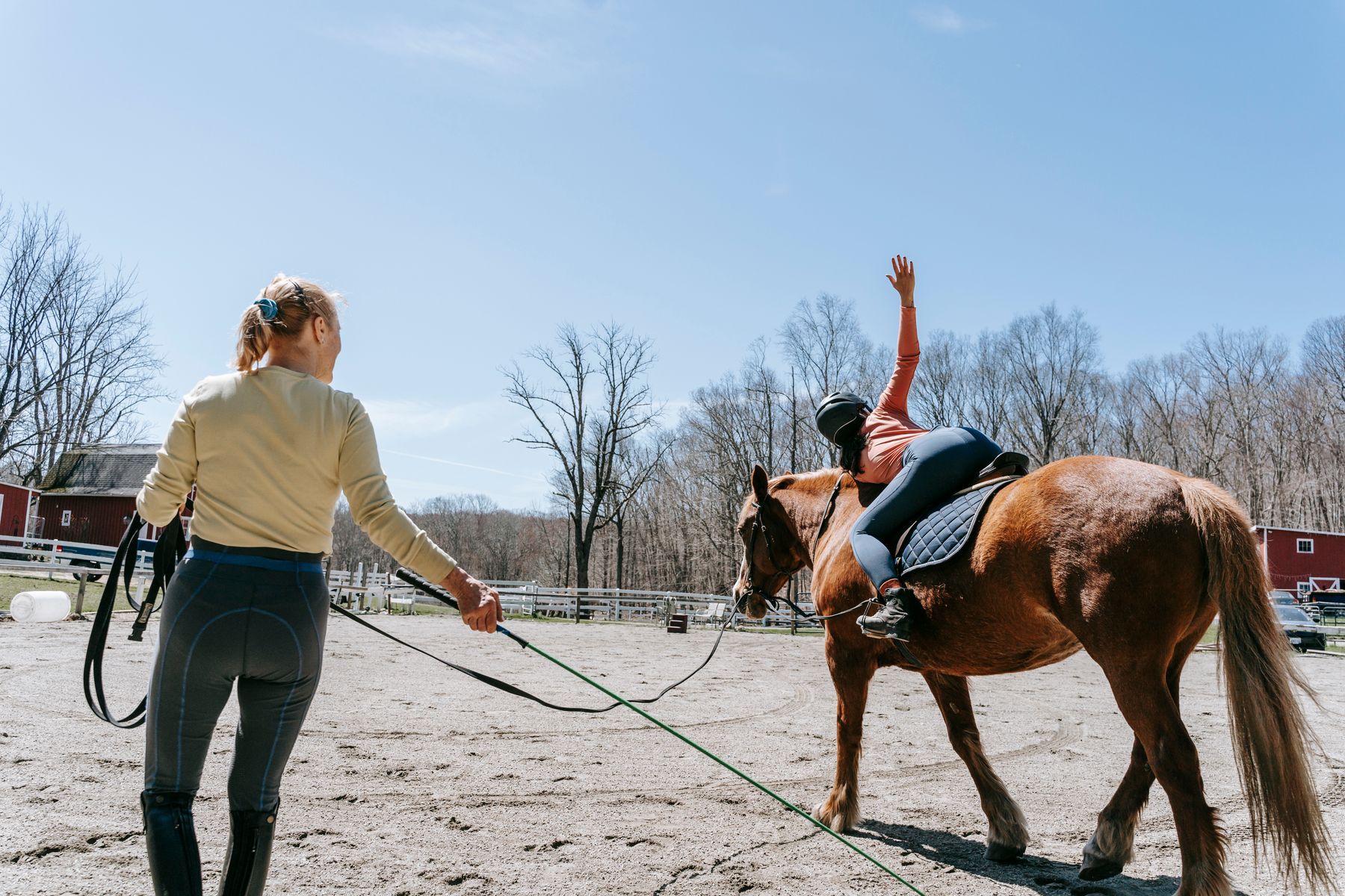 Moniteur d'équitation