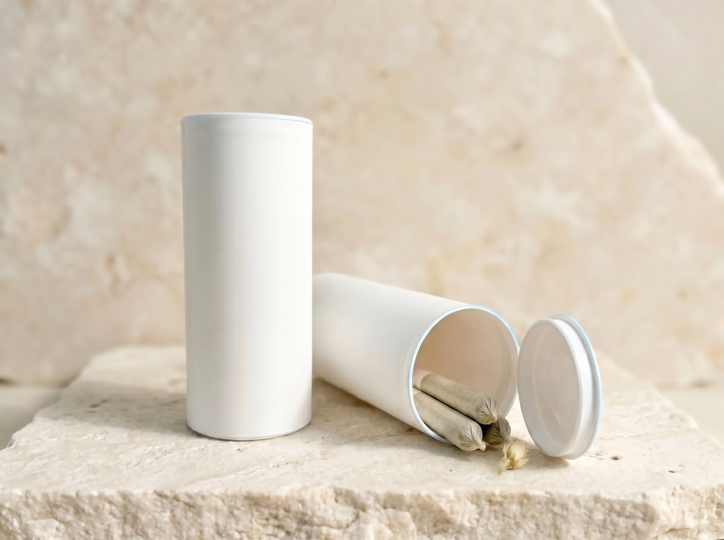 CR Pop Top tube 40x95mm White | MedLock | MedLock