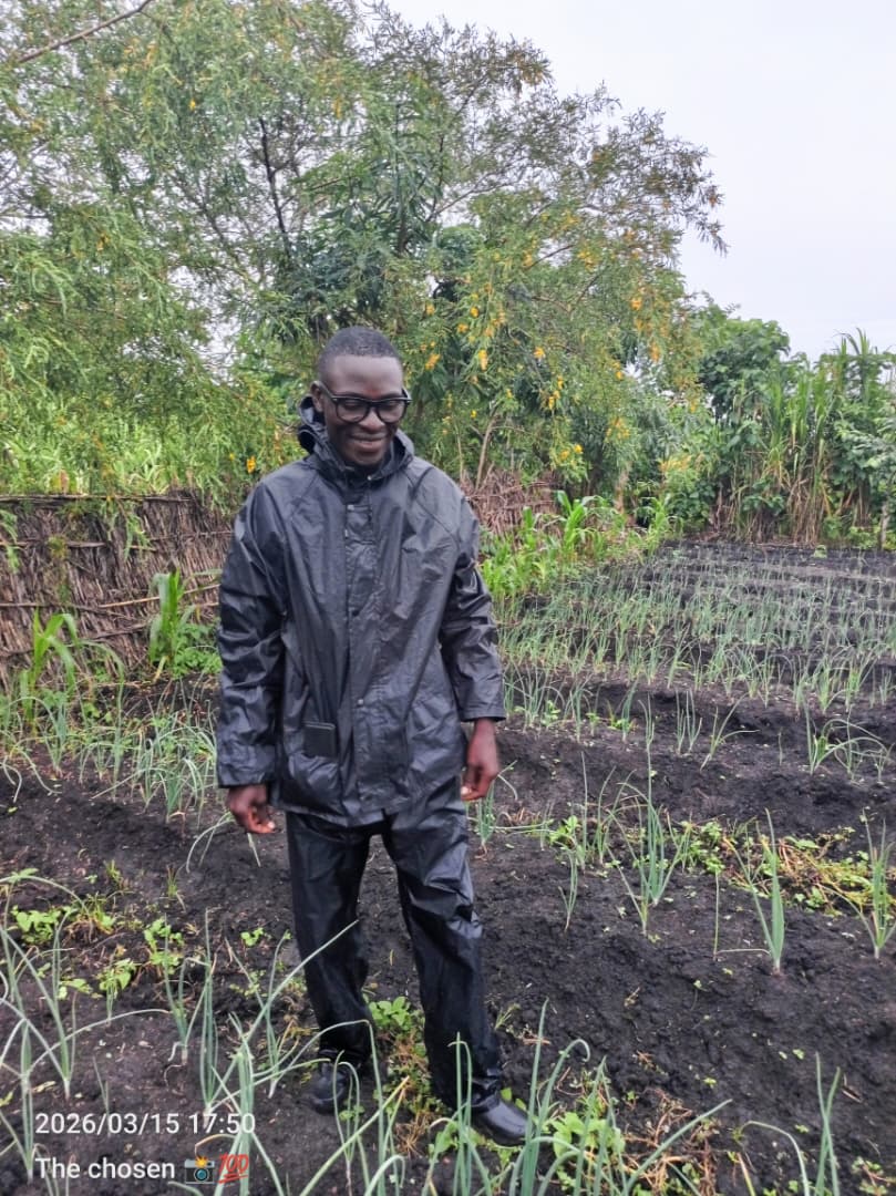 Grower in a community garden