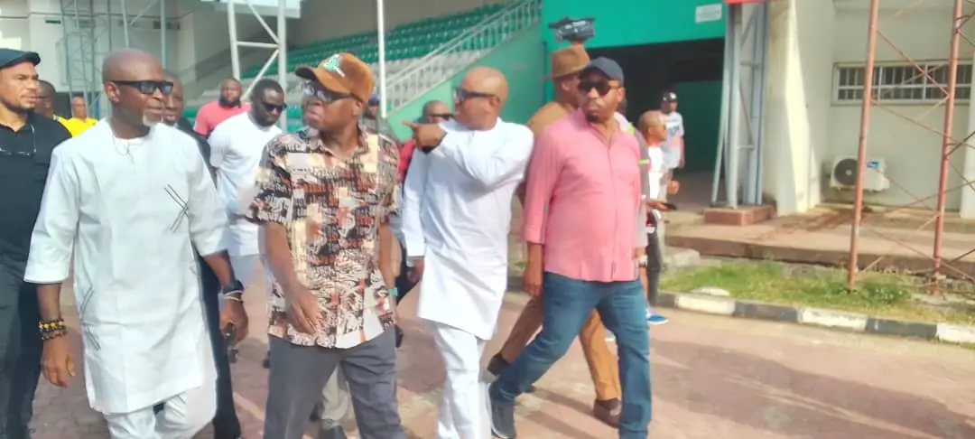 Cover image for New Edo sports commission boss inspects facilities ...Promises better future for sports community.