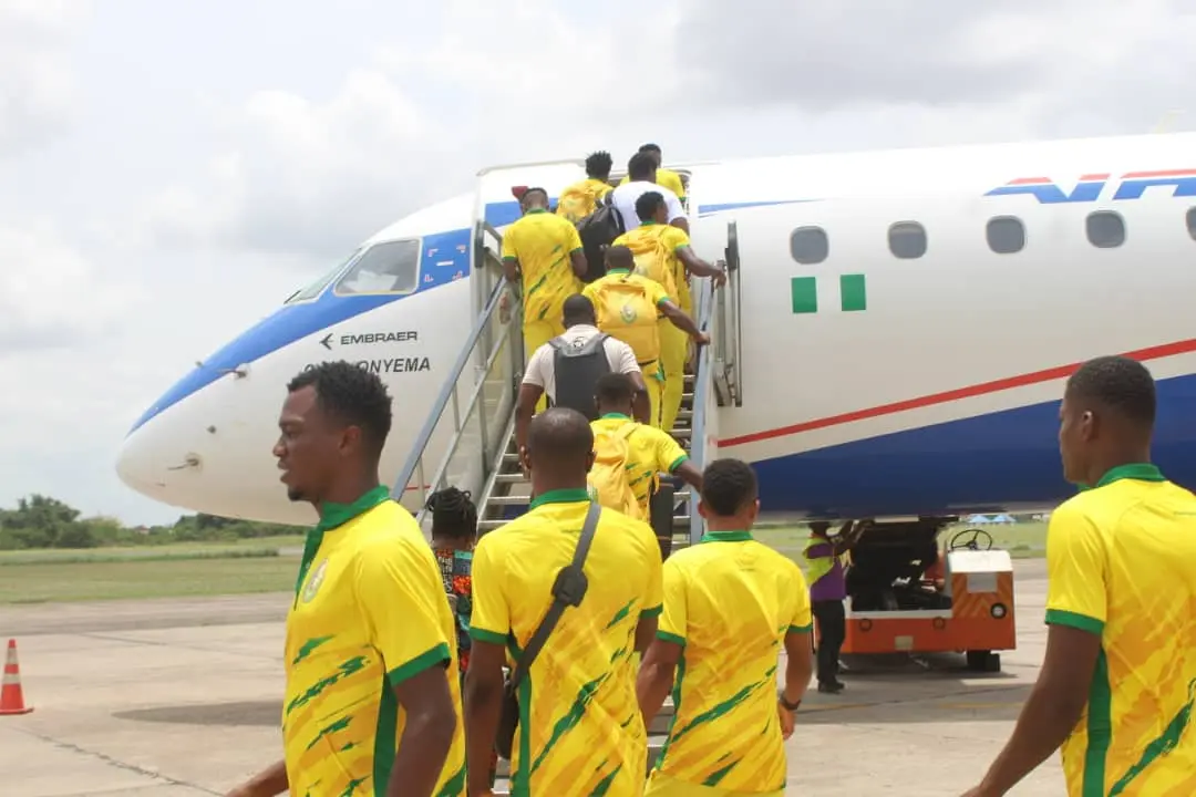 Cover image for NPFL24: Bendel Insurance flies to Abuja enroute Lafia for Lobi Stars clash