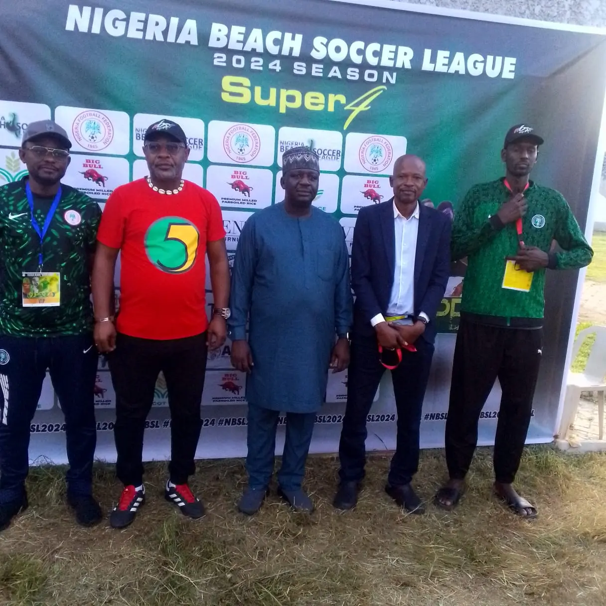 Cover image for Essien thumbs up Beach Soccer standard