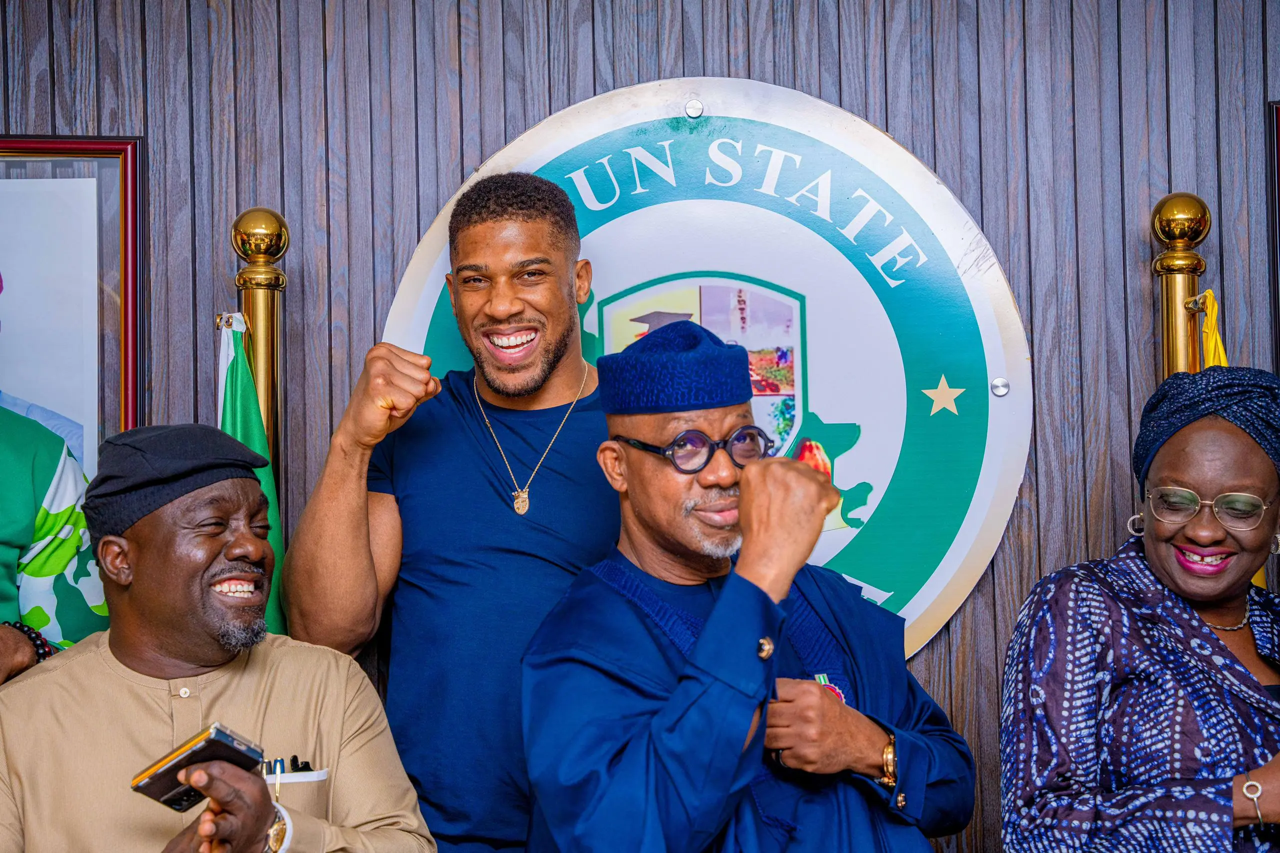 Cover image for Gov Abiodun honours Anthony Joshua