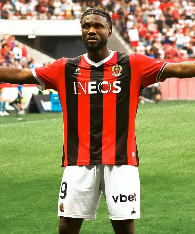 Cover image for Terem Moffi surpasses Lookman as 3rd top scoring Nigerian