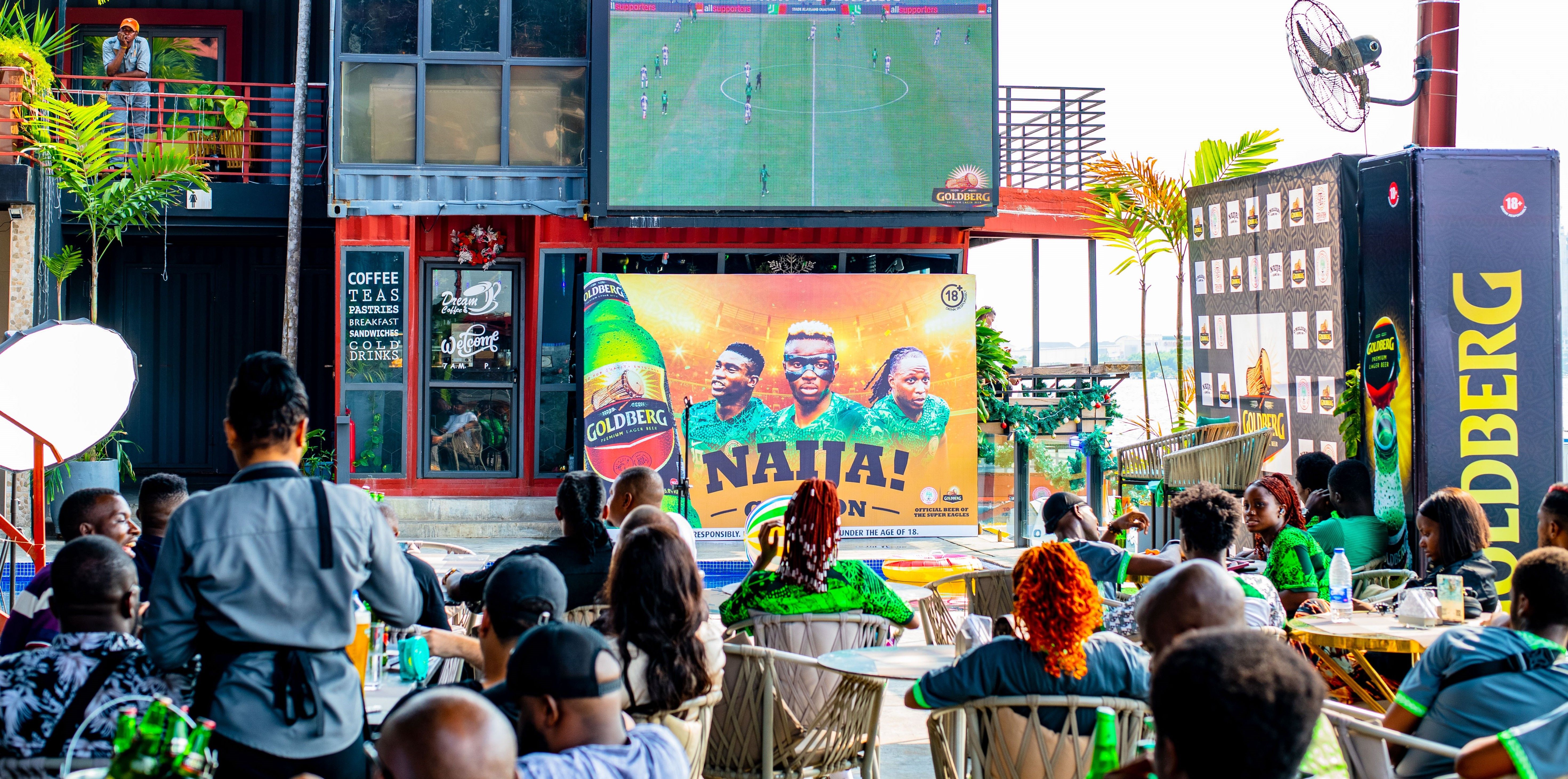 Cover image for Goldberg captures Super Eagles’ momentum with new commercial as knockout stage beckons