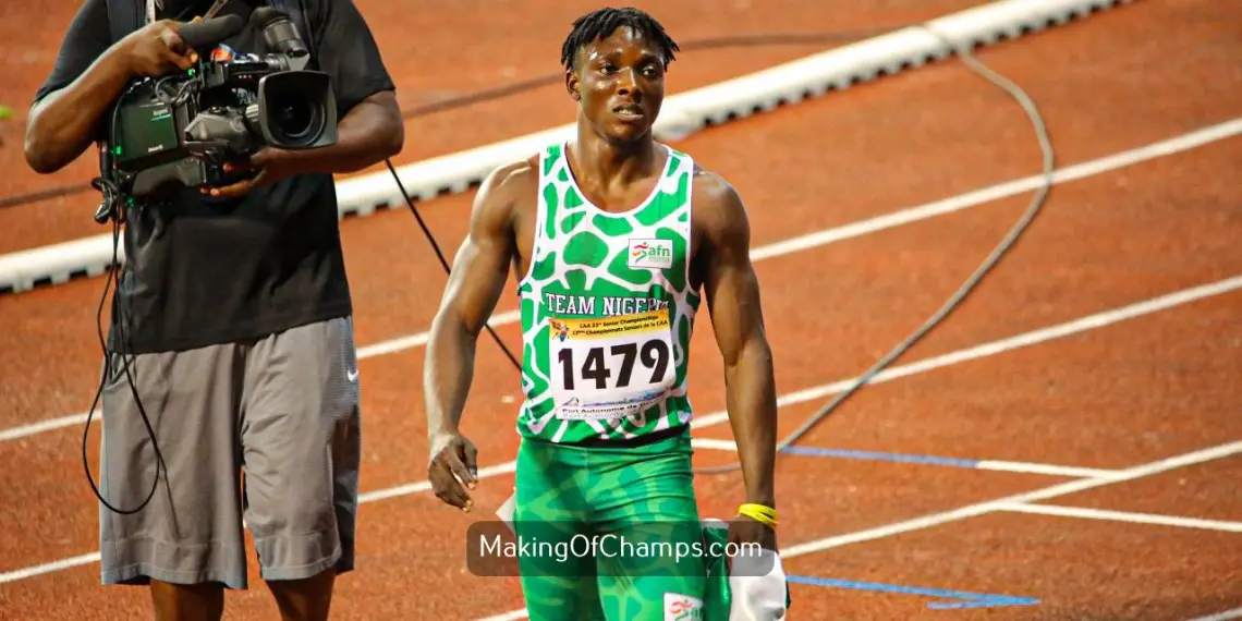 Cover image for Ajayi beats reigning Olympic Champion, Ashe advances, duo get 100m semis spot