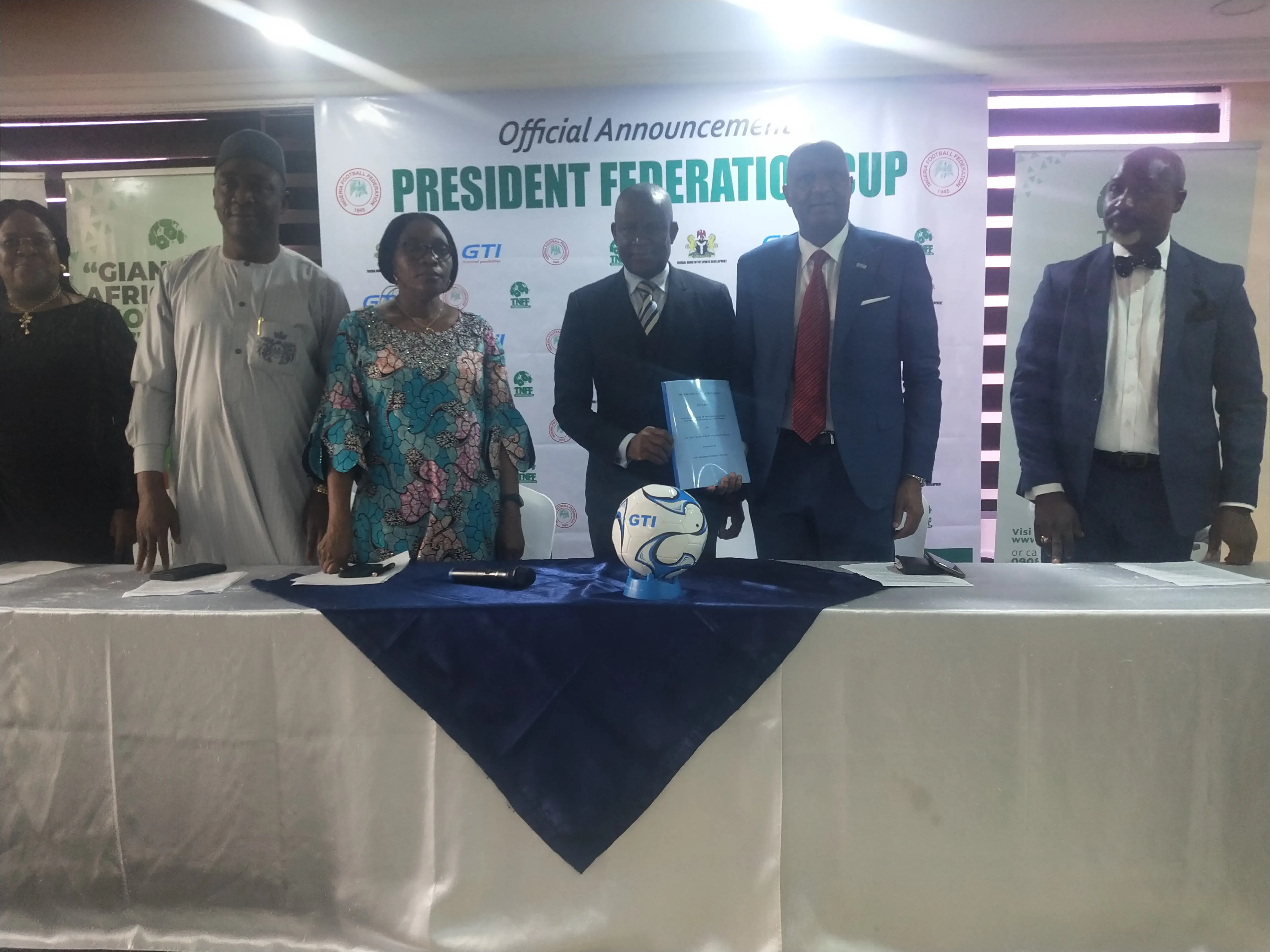 Cover image for President Federation Cup Partnership: This new collaboration shall make Nigeria football more attractive - Abubakar Lawal, GMD, GTI