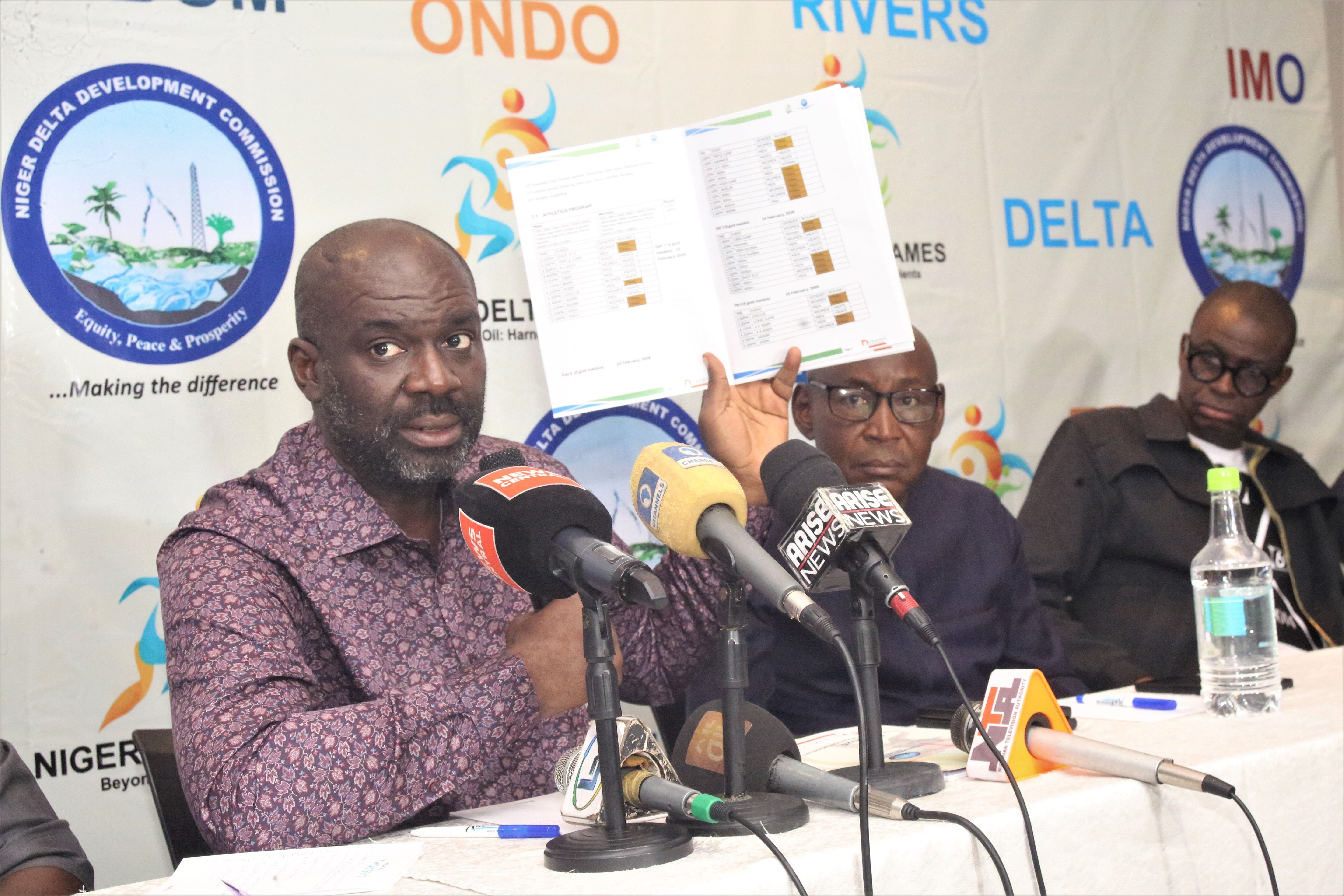 Niger Delta Games is to reposition the region, Nigerian sports - Ikpokpo
