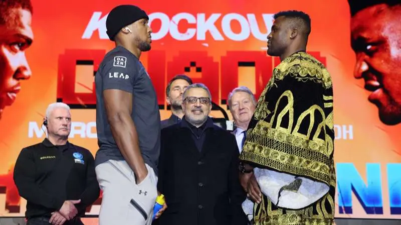 Cover image for Anthony Joshua's career in danger if he loses to Ngannou - Jones