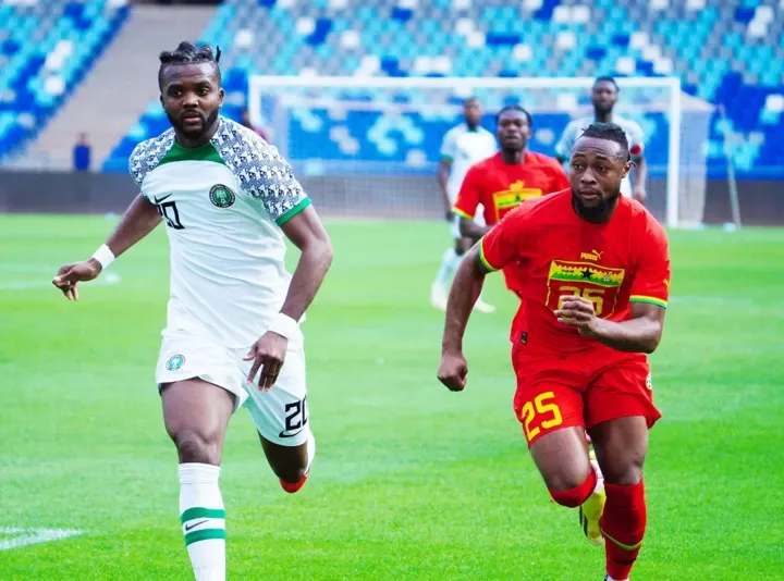 Cover image for Nigeria 'Jollof' sweetest as Super Eagles beat Ghana 2-1