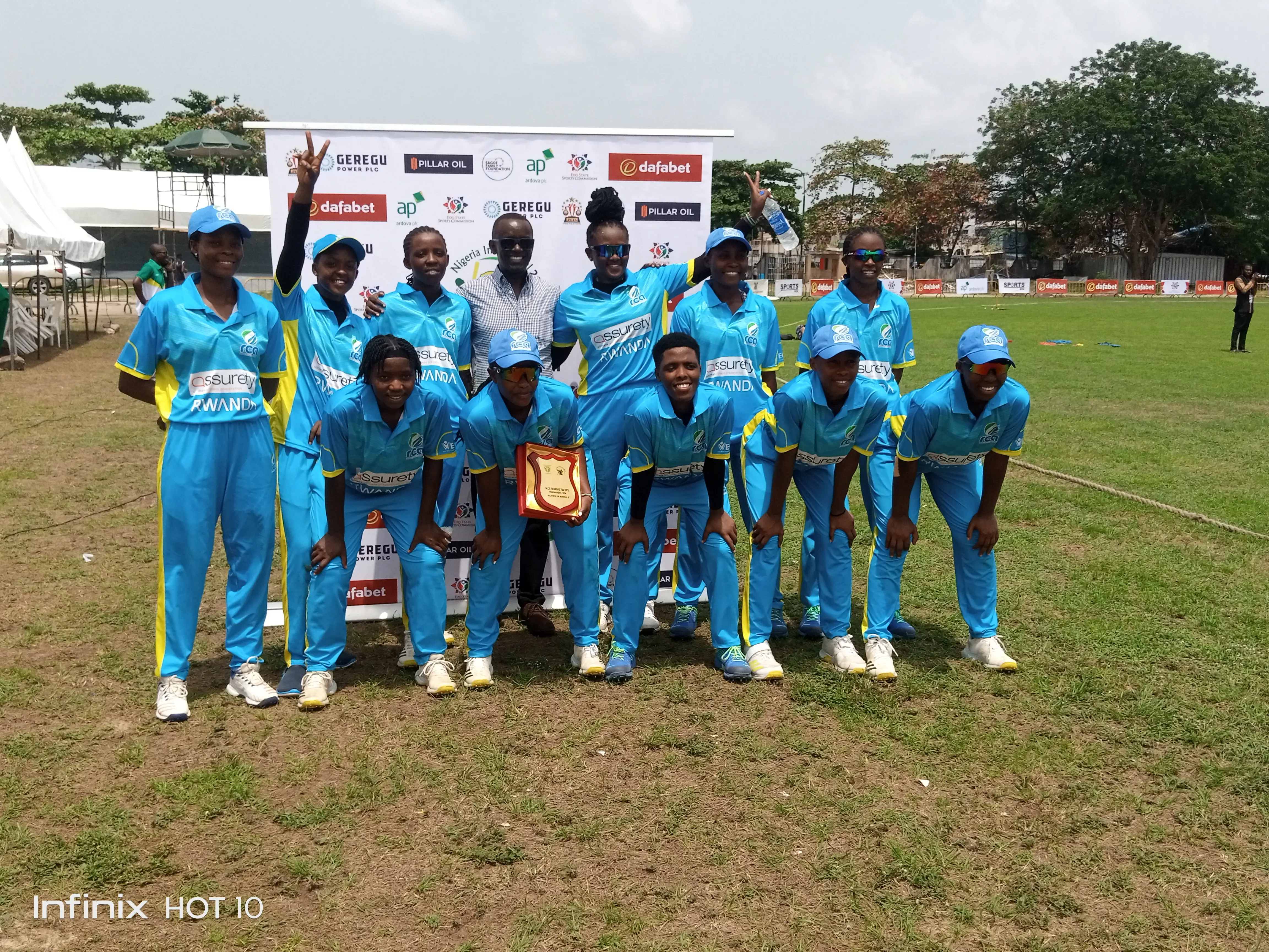 Cover image for Nigeria Invitational Womens T20i Cricket: Rwanda wins battle of guts against Tanzania