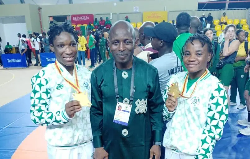 Cover image for African Games: Nigerian wrestlers win six gold medals