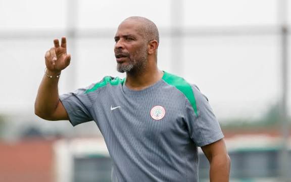 Cover image for Chelle urges focus as Super Eagles prepare for Mozambique test
