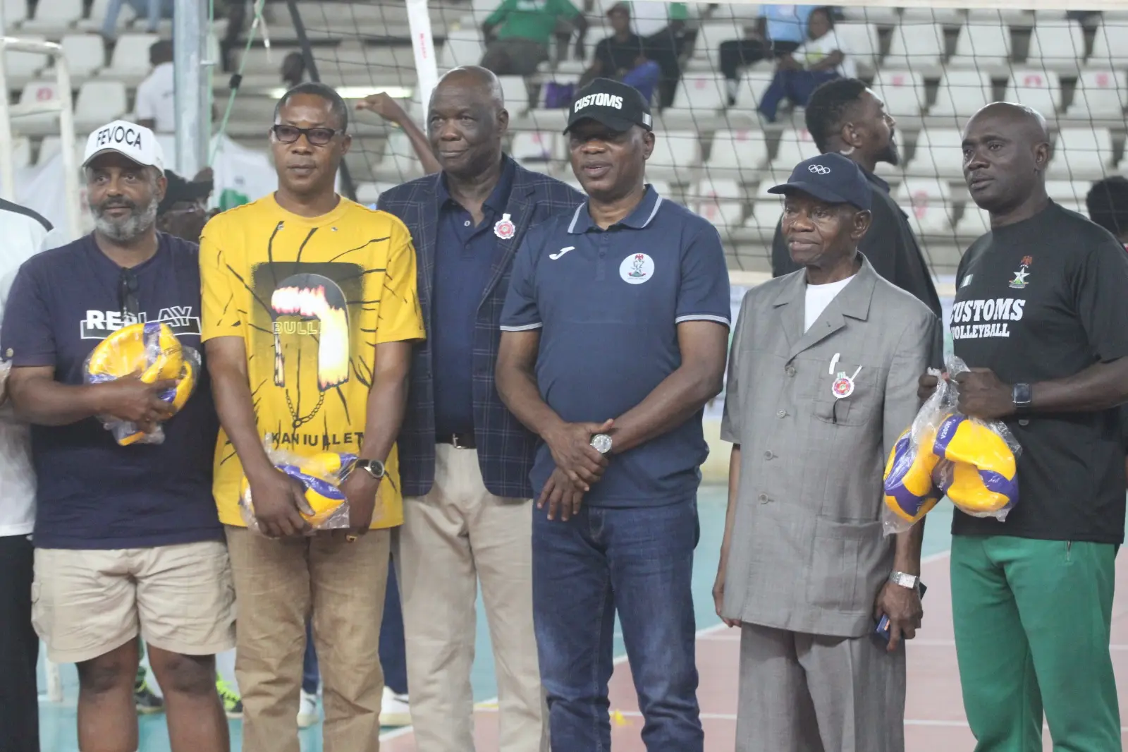 Cover image for Customs CG pledges support for volleyball growth