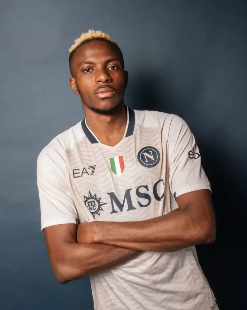 Cover image for Osimhen unveils Napoli 2023-24 Napoli ‘Everywhere Jersey’