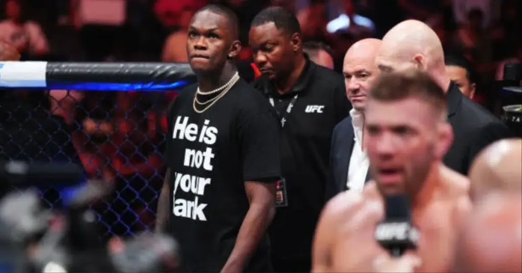 Cover image for Adesanya claims du Plessis rejected offer to fight him