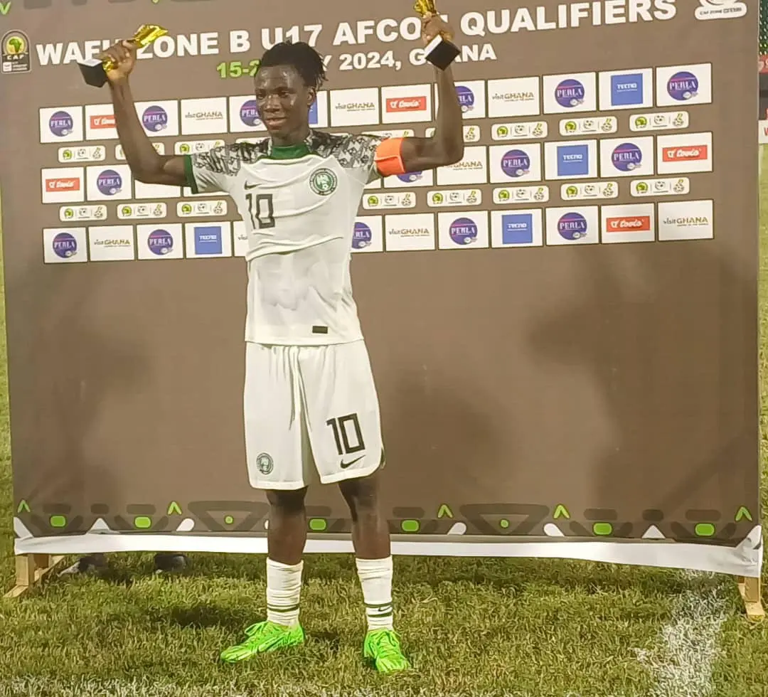 Cover image for WAFU B U17 Championship: 10-man Eaglets pip Niger Republic, go top with four points