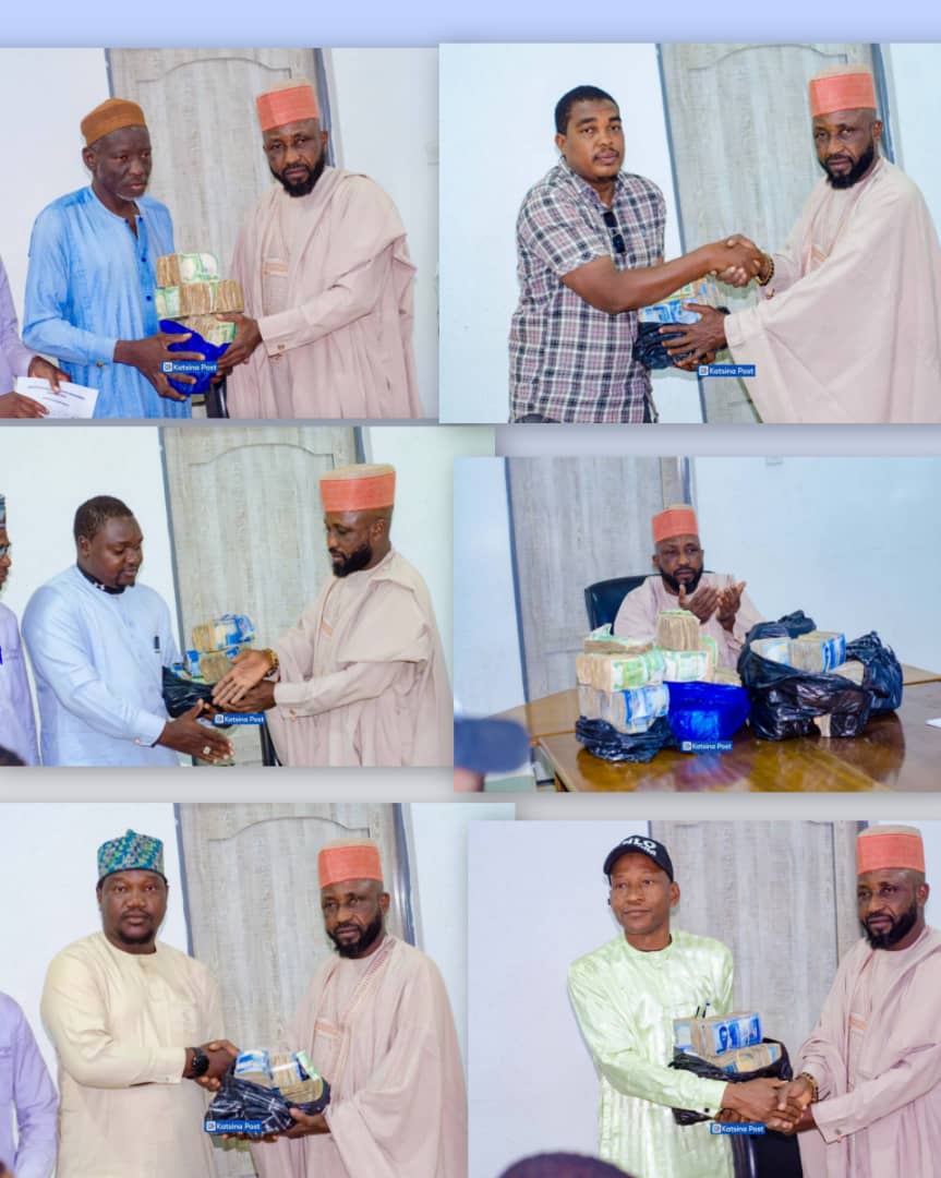 Cover image for Gov Radda disburses N15m to 5 NLO II clubs in Katsina, Daura