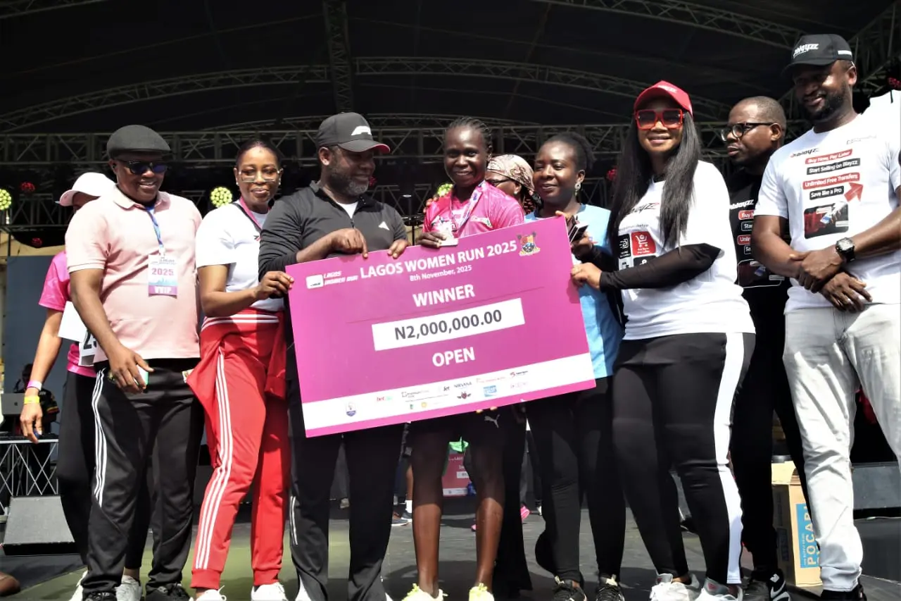 Cover image for Lagos Women Run:  Fatodu hails decade of remarkable journey