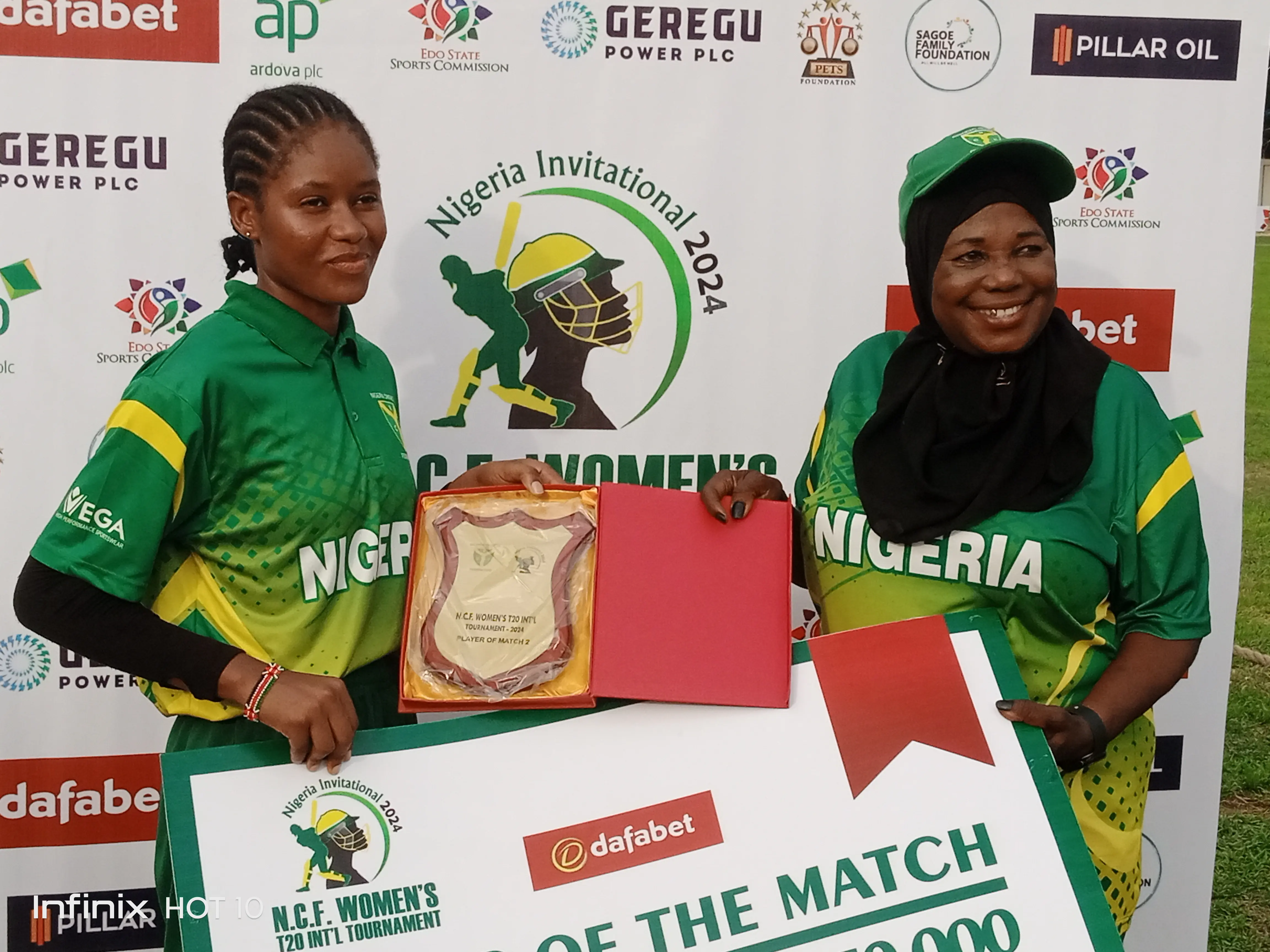Cover image for Women's Invitational T20i Cricket: Nigeria edges Sierra Leone by 54 runs ahead of Tanzania meeting