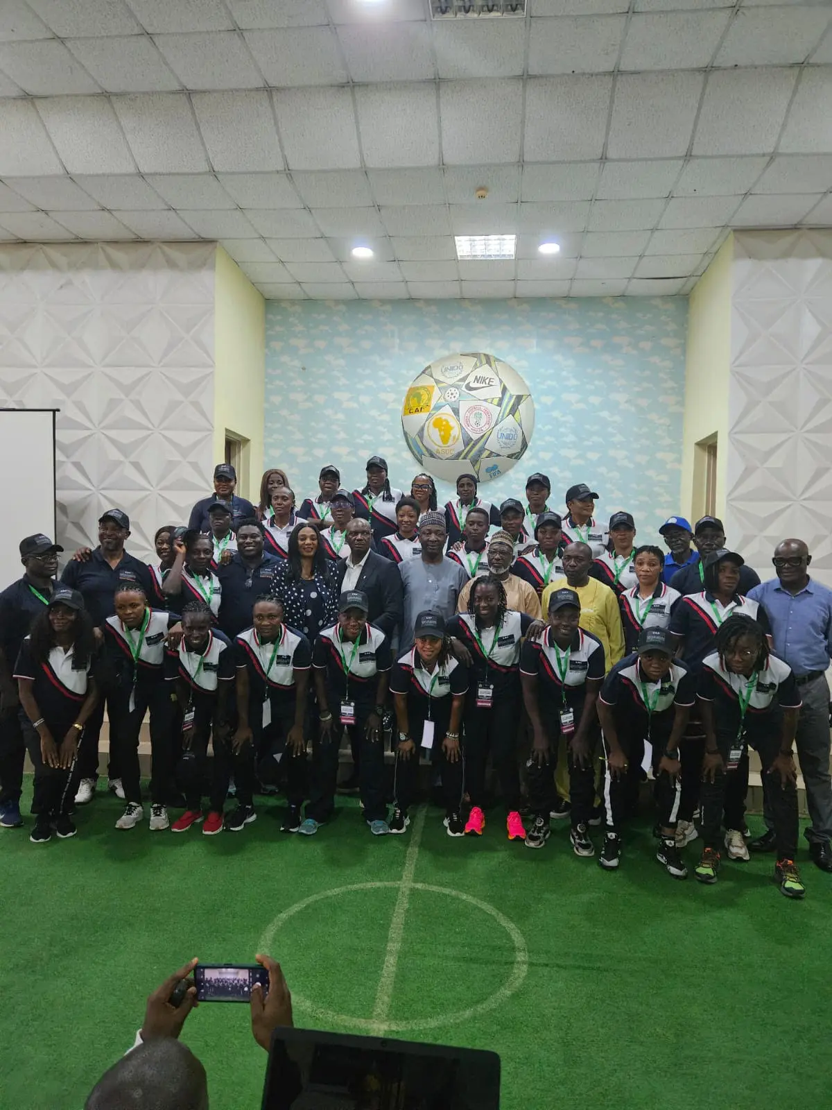 Cover image for Nigerian women coaches conclude first module of CAF C-License course