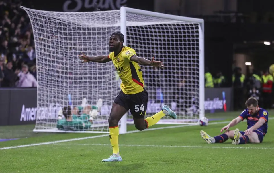Cover image for Watford sends Nigerian striker on loan for rest of the season