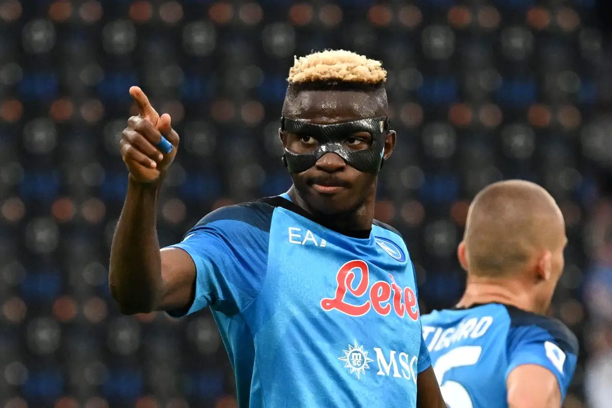 Cover image for Arsenal lists Osimhen, Boniface in 10-man striker 'shortlist'