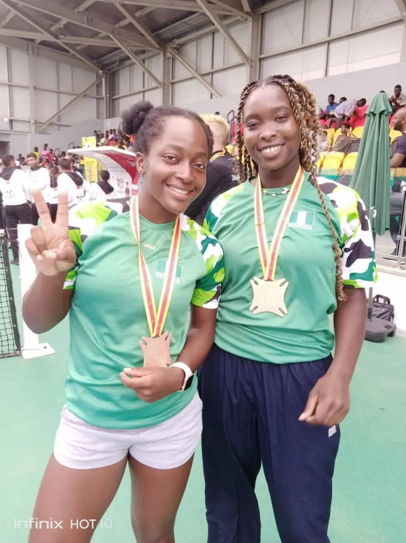 Cover image for Quadre, tennis teammates secure Nigeria's last silver and bronze