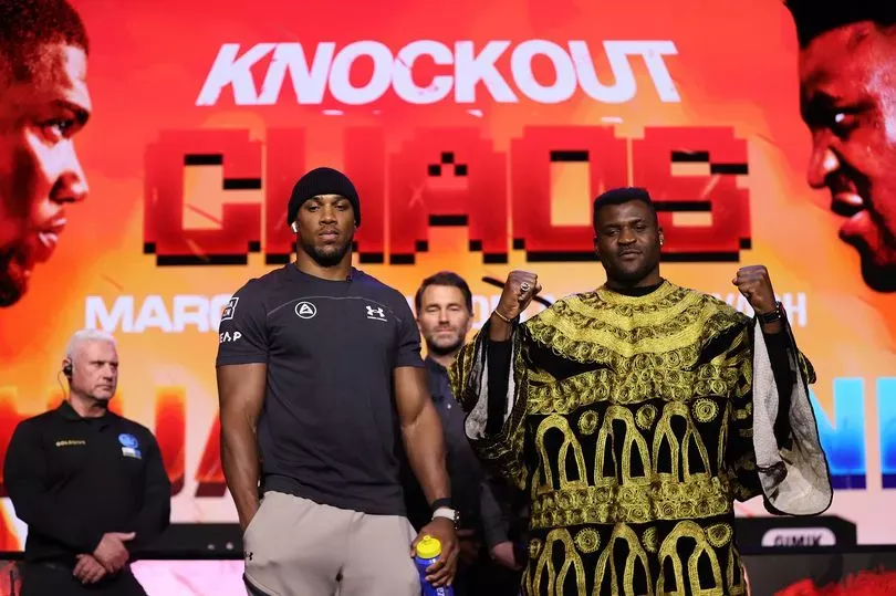 Cover image for Anthony Joshua, Ngannou fight holds 11.30pm tonight