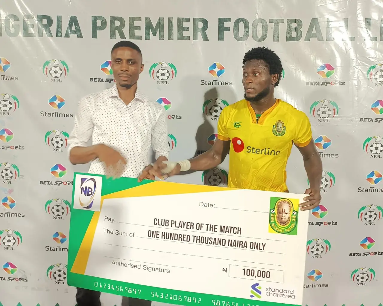 Cover image for Okereke shines again as Bendel Insurance drains Rivers Utd