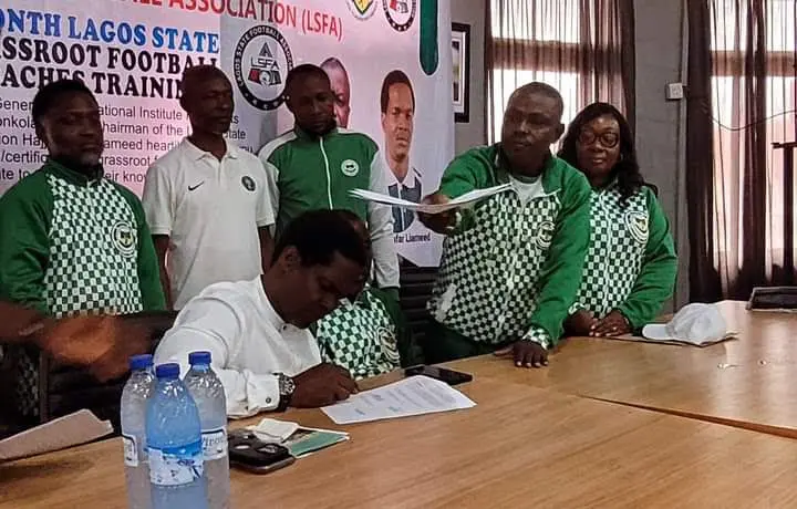 Cover image for NIS/ LSFA special training course for Lagos State coaches kicks off at NIS