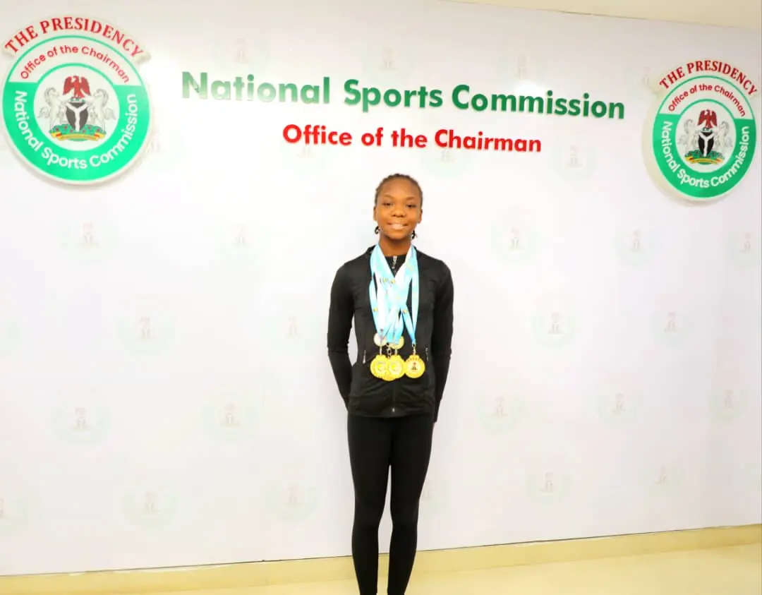 Cover image for AHEAD 2028 OLYMPICS: NSC puts 14-year-old Gymnastics sensation, Onusiriuka in elite plans