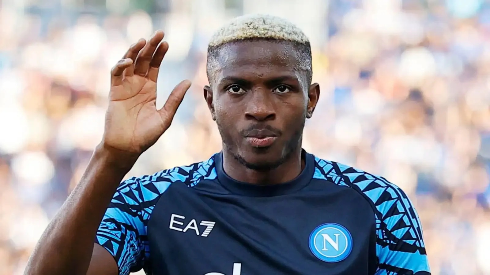 Cover image for Man Utd offers player plus cash for Osimhen