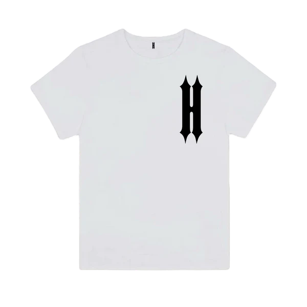 White Plain Logo T-shirt