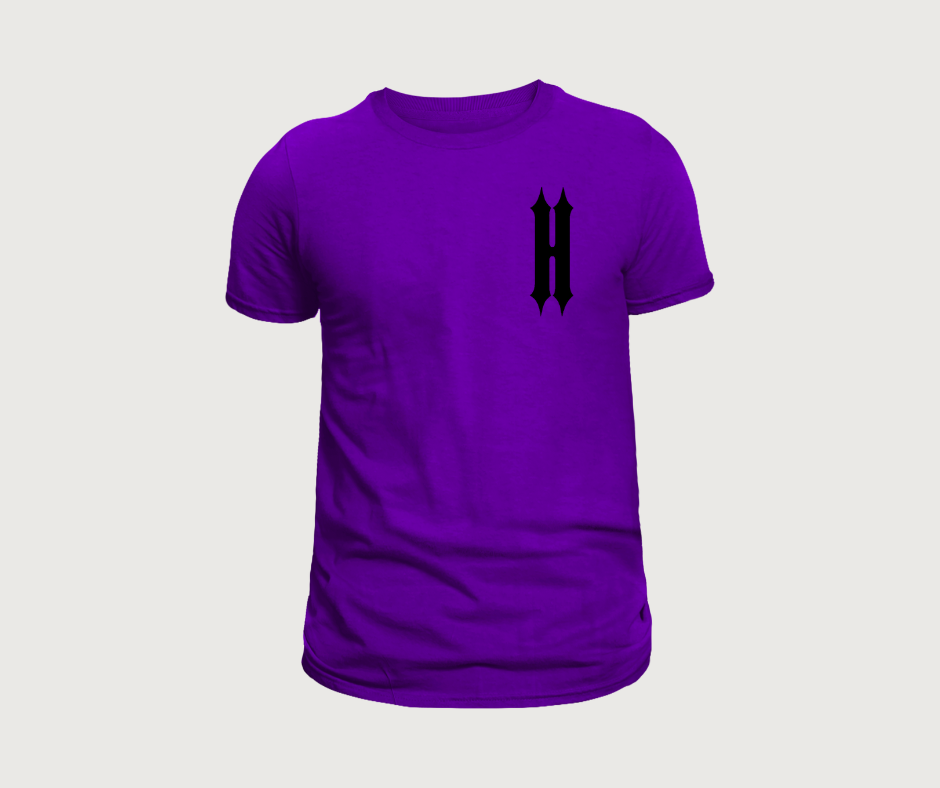 Purple Plain Logo T-shirt