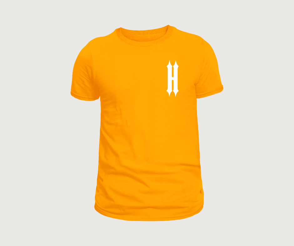 Yellow Plain Logo T-shirt