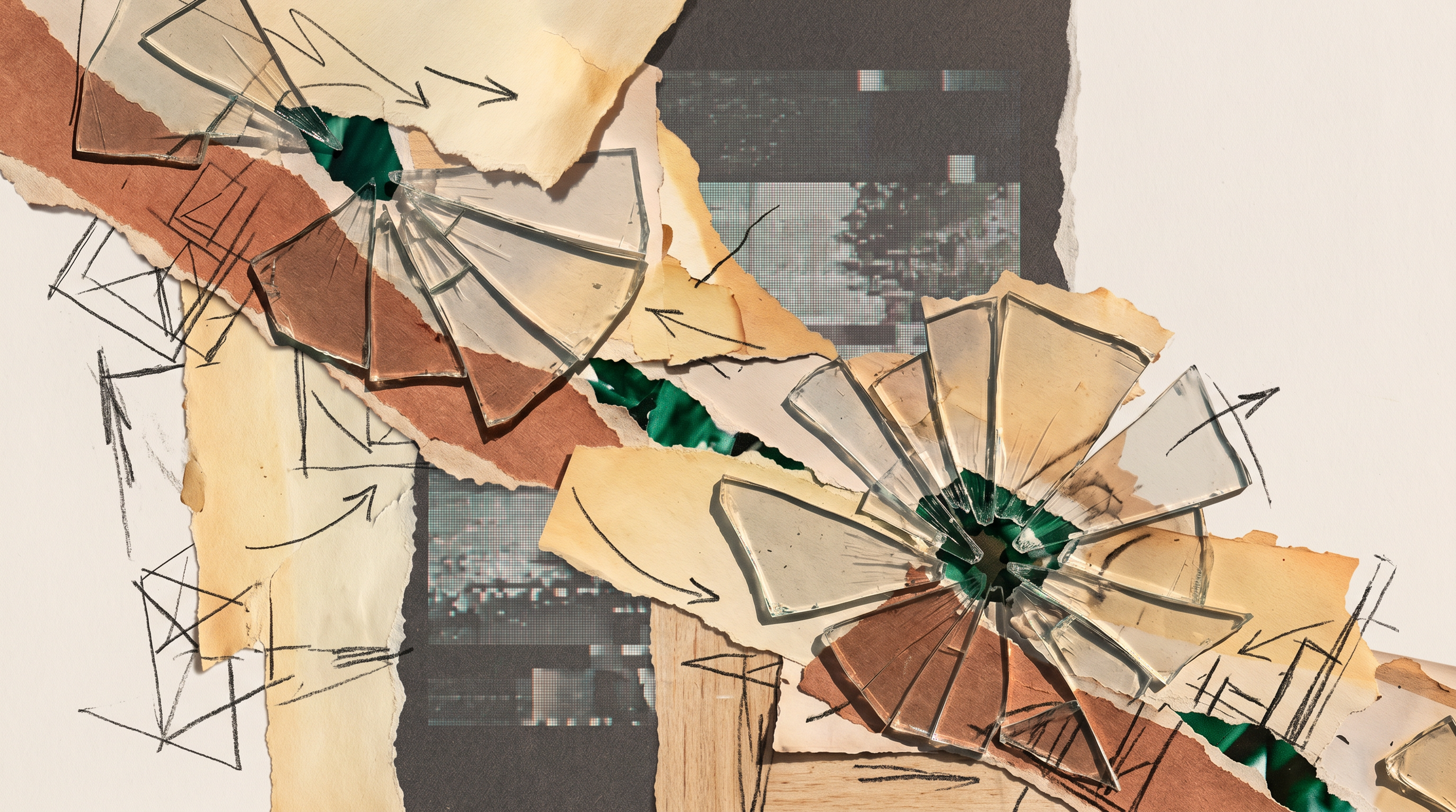 when the frame shatters and you're left with pieces