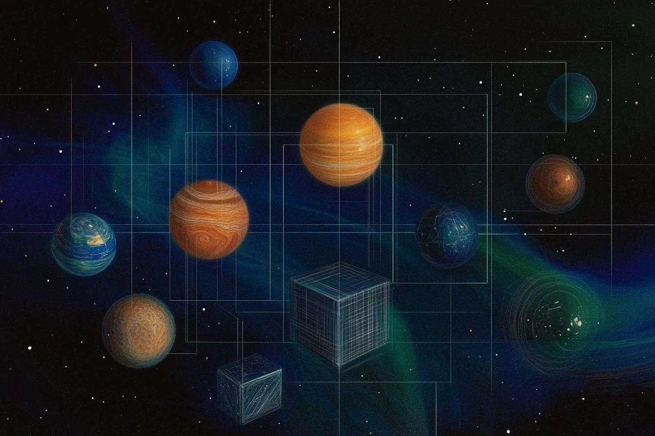I feel the stars and planets they guide me