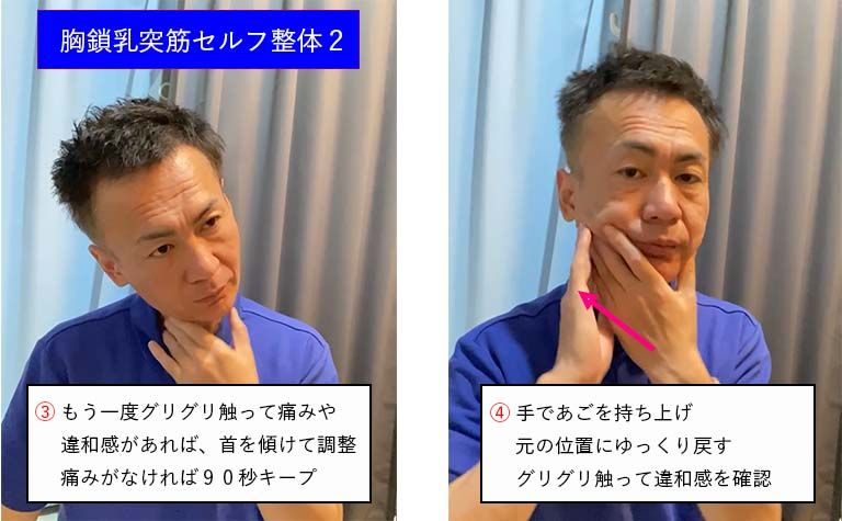 胸鎖乳突筋セルフ整体２