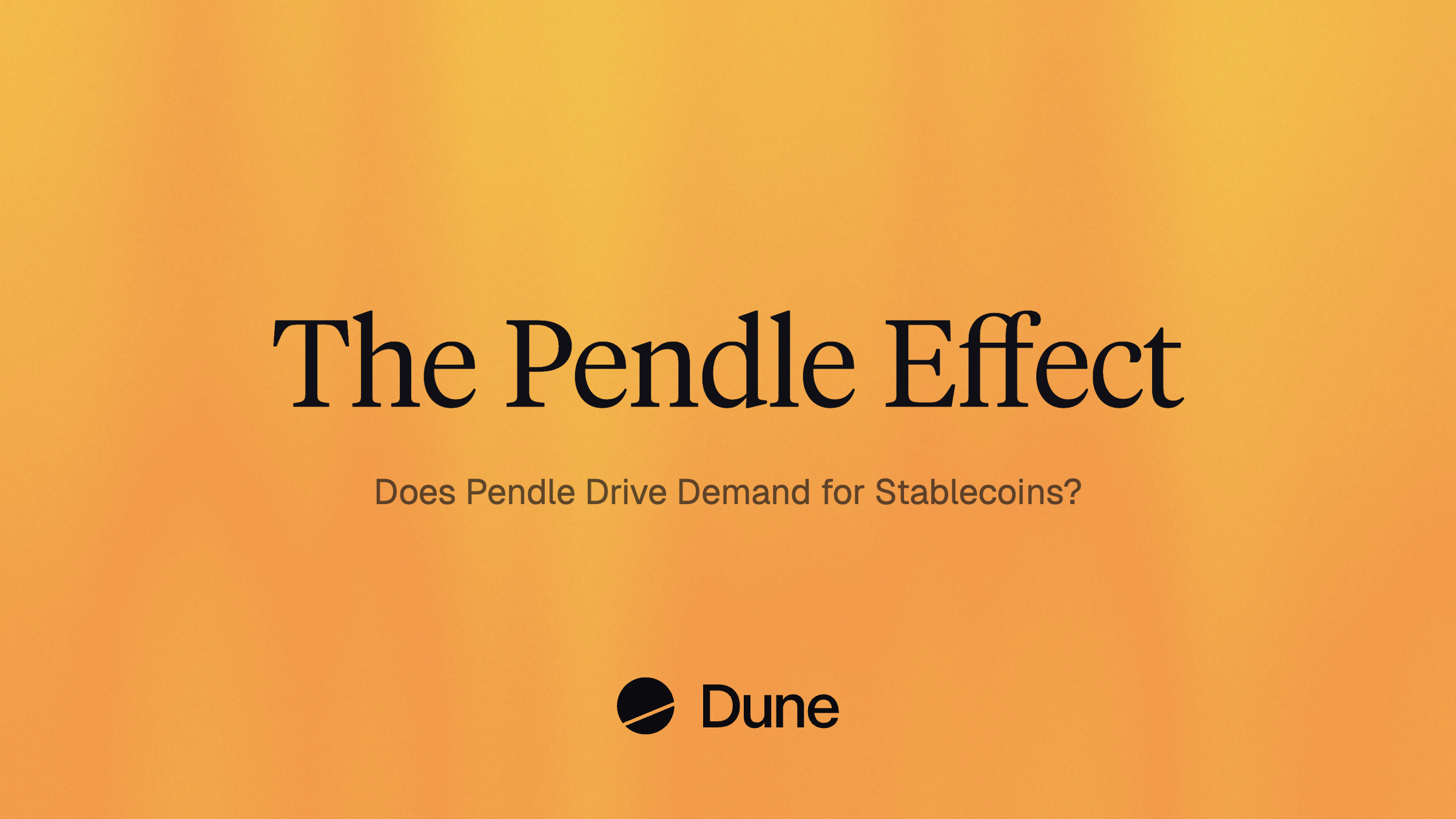 The Pendle Effect