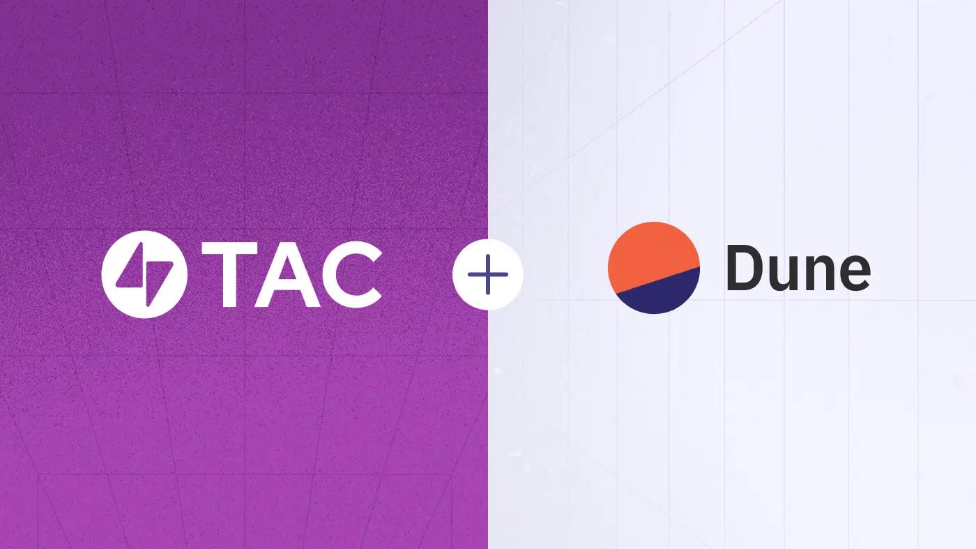 Tac is Now LIVE on Dune! - Blog | Dune