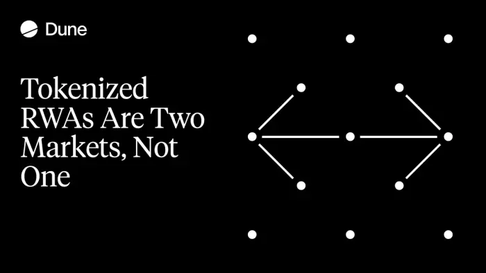 Tokenized RWAs Are Two Markets, Not One
