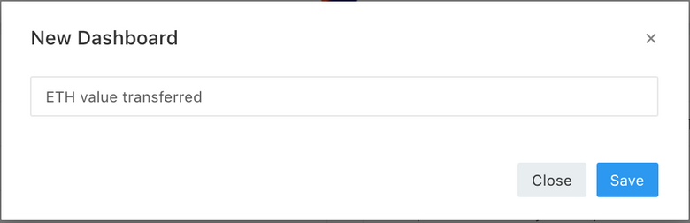 New dashboard